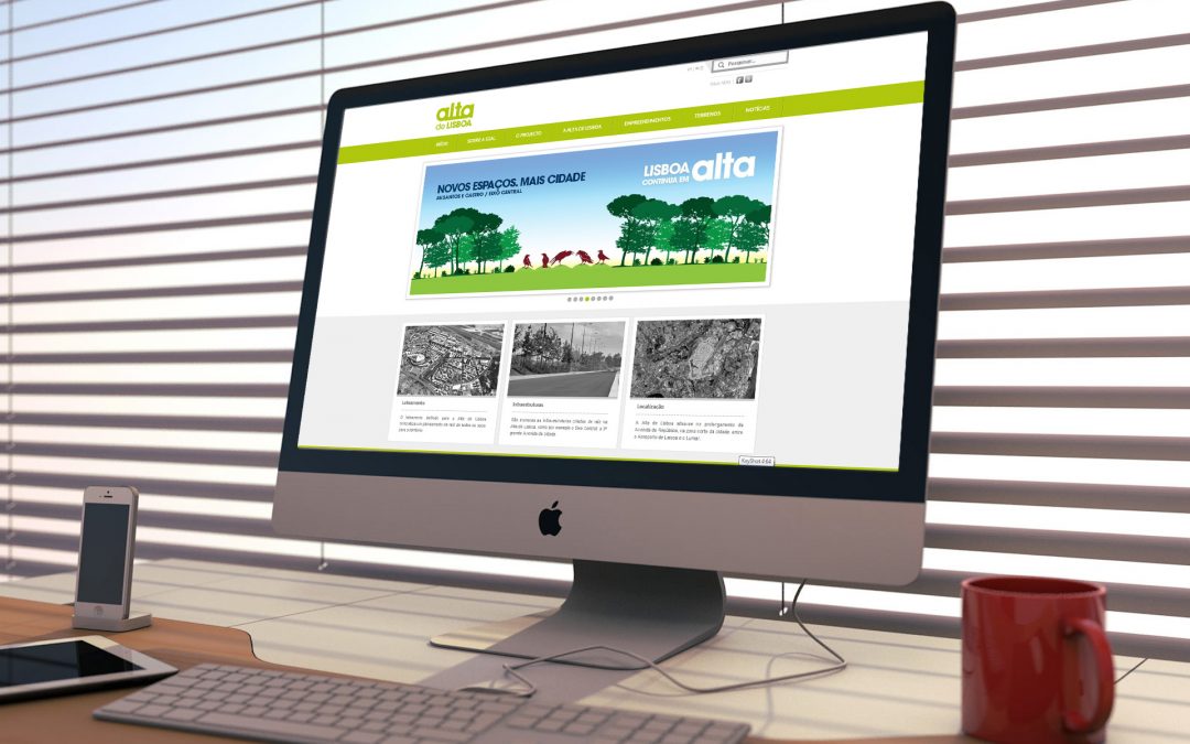 Novo Website da Alta de Lisboa